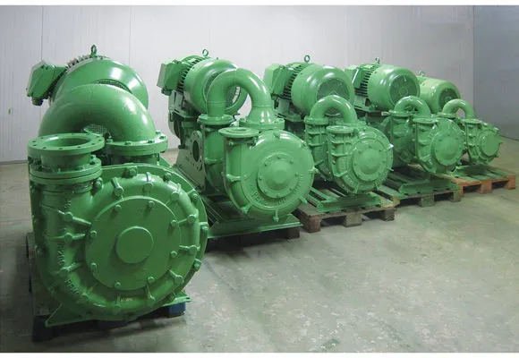 Filterpress feed pumps