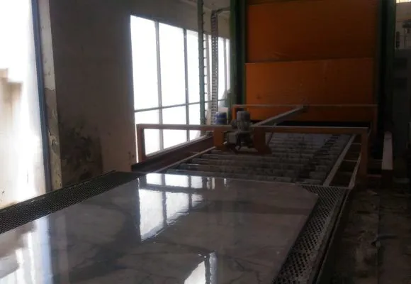Automatic resining line for marmor slabs  S.E.I. Combi 40