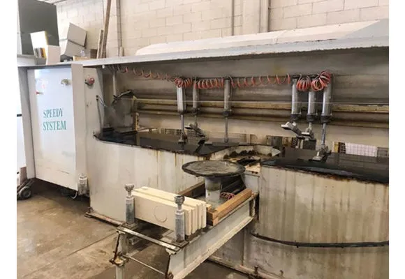 Fix bench edge polishing flat and round profiles Comandulli Speedy System 