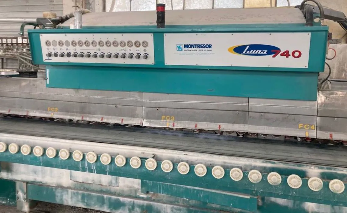 Edge polishing machine Montresor Luna 740