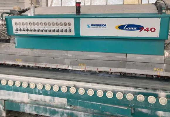 Edge polishing machine Montresor Luna 740