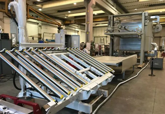 Complete line of resining slabs Simec Pilot
