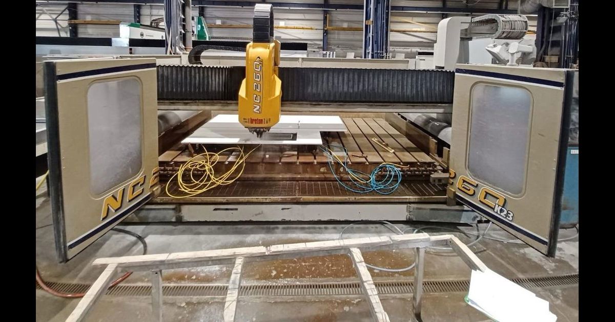 cnc machine, breton machine
