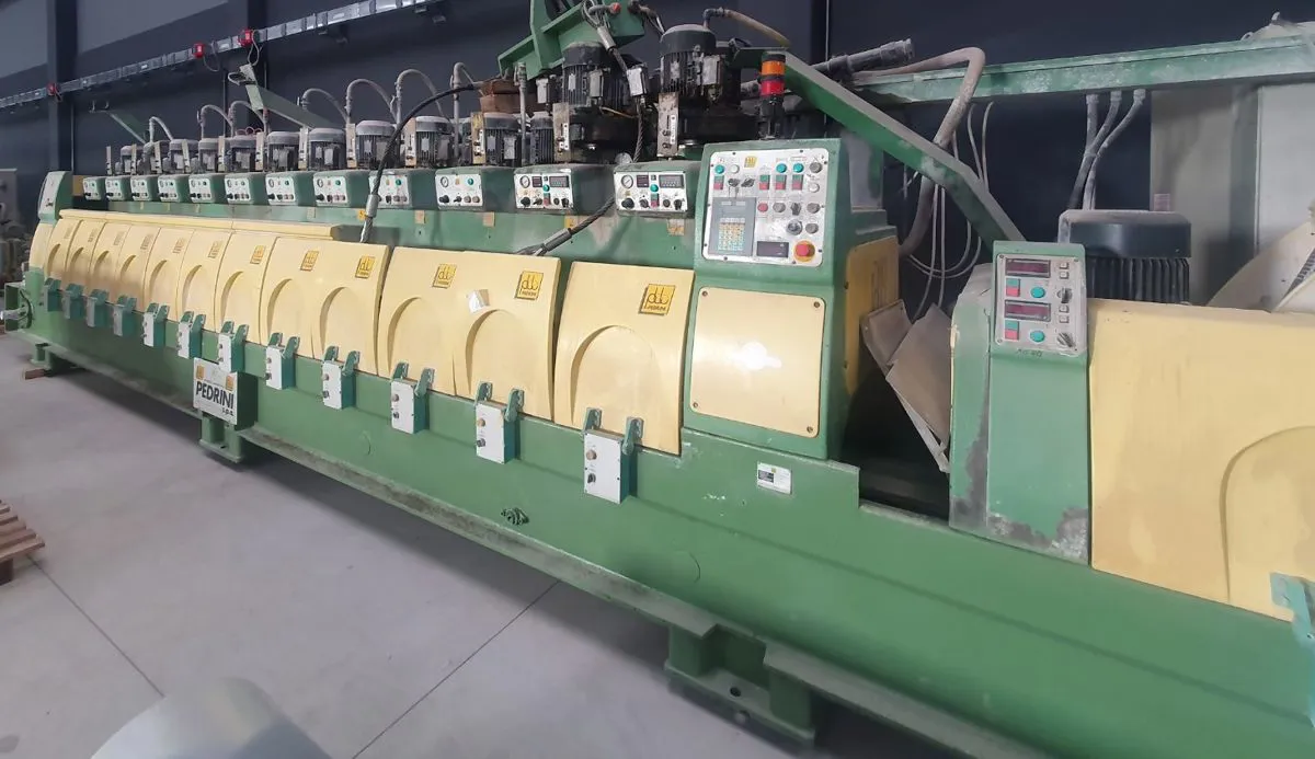 Polishing machine for marble tile Pedrini