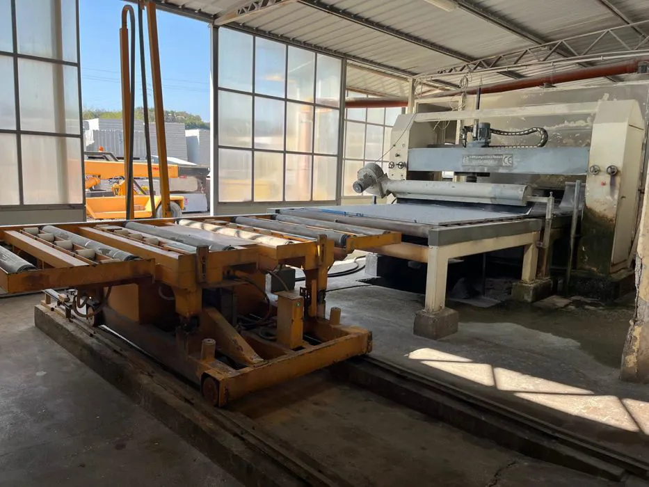 CAMPAGNOLA & FEDELI FLAMING MACHINE FOR SLABS