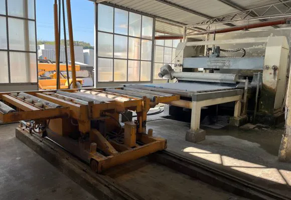 CAMPAGNOLA & FEDELI FLAMING MACHINE FOR SLABS