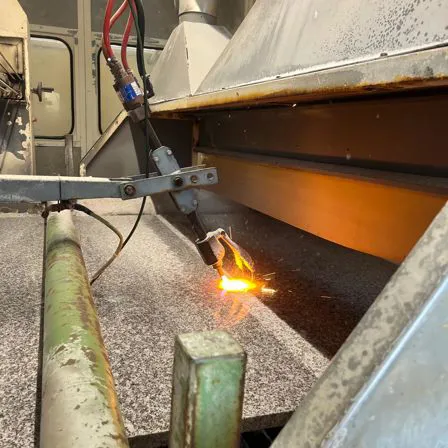 flaming machine