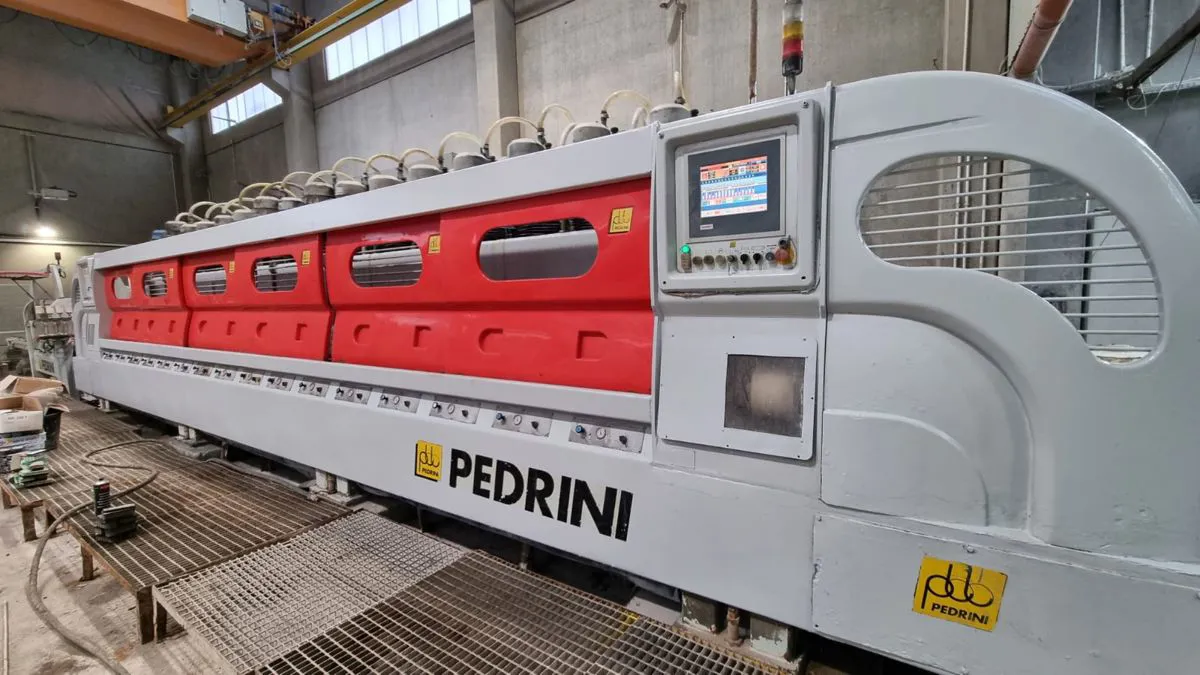 COMPLETE LINE POLISHING GRANITE SLABS PEDRINI