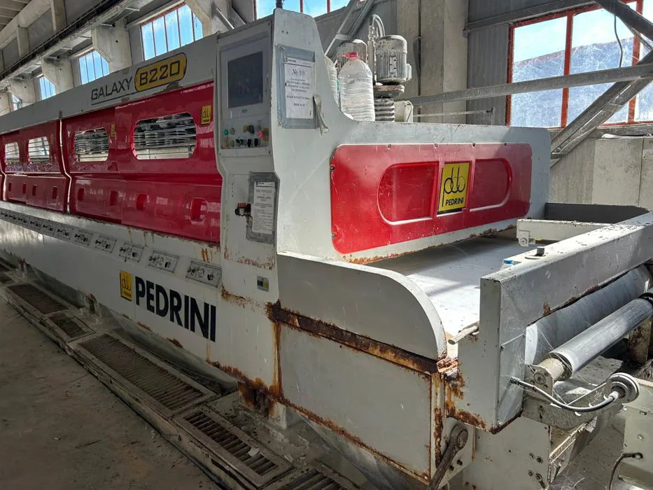 POLISHING LINE FOR MARBLE SLABS PEDRINI