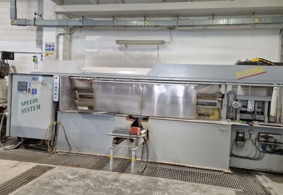 AUTOMATIC SINGLE-HEAD POLISHING EDGE MACHINE COMANDULLI 